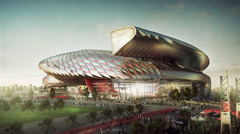 The stadium was originally built in 1962 and has a capacity of 46,692. Atlanta Falcons Stadium Concept | Projects | Gensler