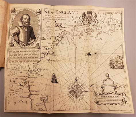 John Smith Map Of New England From Hamor Ralph 1626 Ein