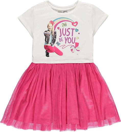Jojo Siwa Jojo Siwa Girls Tutu Dress With Tulle Skirt Nickelodeon Xl 14 16