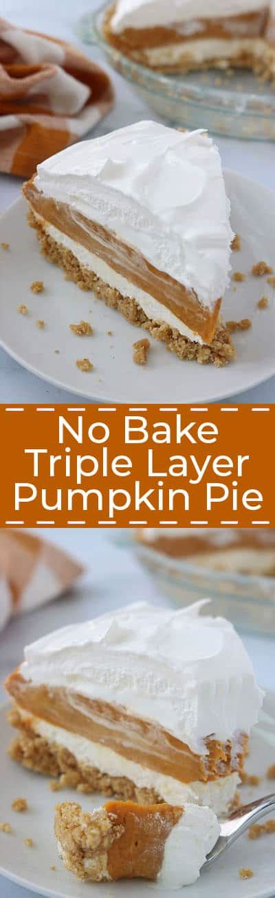 No Bake Triple Layer Pumpkin Pie Cincyshopper
