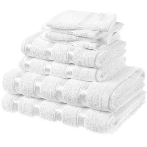 Asab 8pc Towel Bales Set White