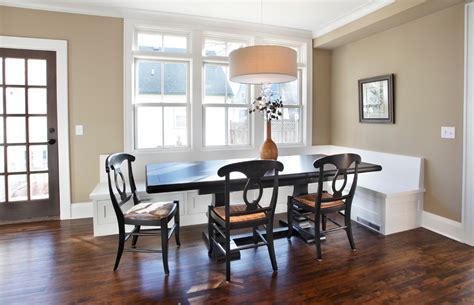 Farmhouse dining room ideas are adorable, so you must try at your dining room to feel natural textures and a relaxing vibe. Elegant banquette bench Innovative Designs for Dining Room ...