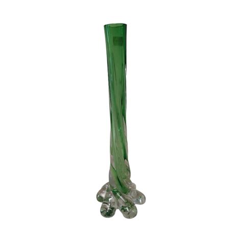 Vase En Verre Soufflé Vert