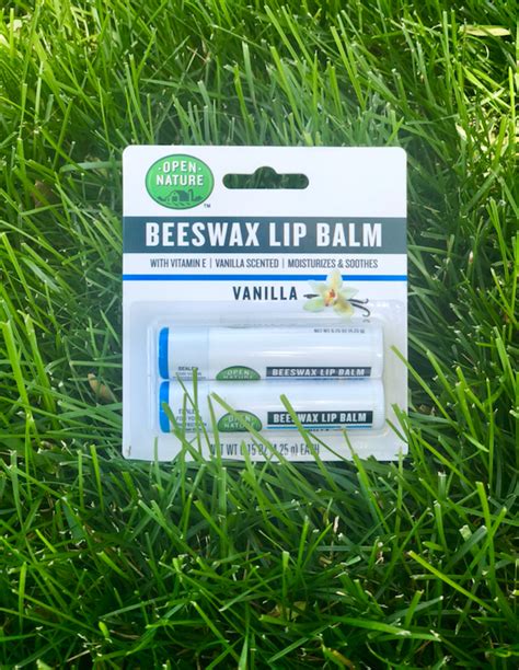 New Open Nature Beeswax Lip Balm Just 100 For 2 Pack Reg 399