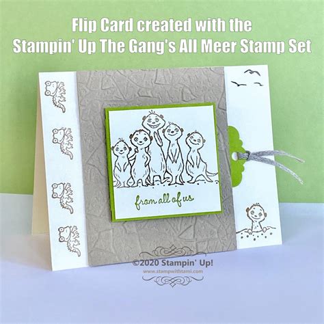 Maybe you would like to learn more about one of these? CARD: Meerkat Pull Tab Flip Card and how to make it - Stampin' Up! Demonstrator: Tami White ...