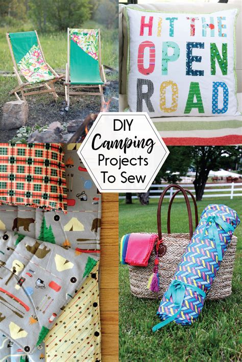 The diy no sew pillows will add flair to your home decor but won't take all afternoon to make. DIY Camping Projects to Sew - Mine for the Making