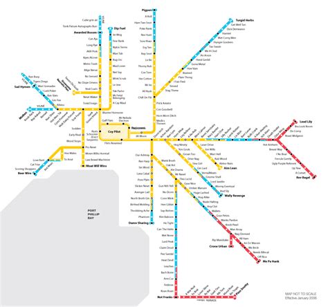 Melbourne Rail Map Rail Map Melbourne Australia