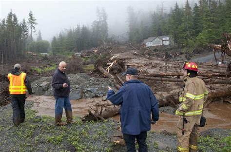 Crews To Seek 3 Men Believed Killed In Alaska Landslide
