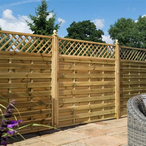 By concentrating on wooden fences only, we are able to most effectively and. Halkin Pressure Treated Wooden Fence Panel with Trellis ...