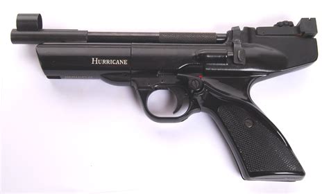 A Rare Webley And Scott Made Hurricane 22 Calibre Air Pistol Within