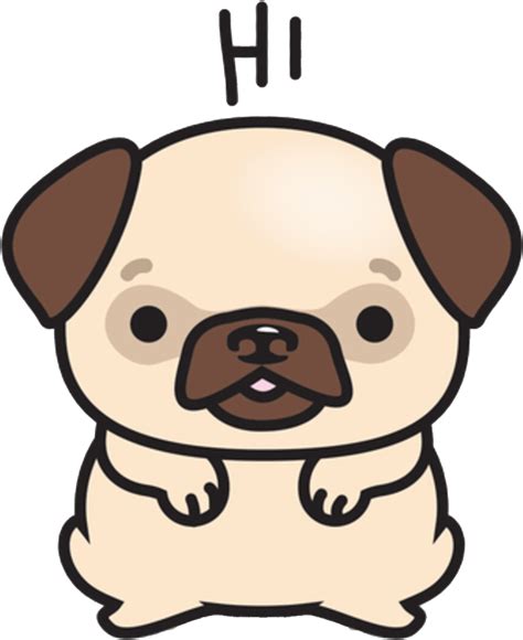 Download Kawaii Pug Kawaii Dog Drawing Cute Clipart 5260861