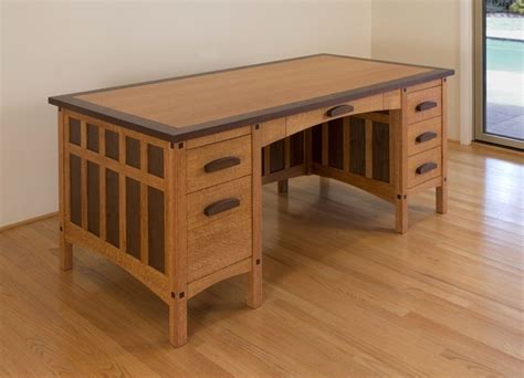 Custom Made Craftsman Desk By Hefner Woodworking Sorkin Design