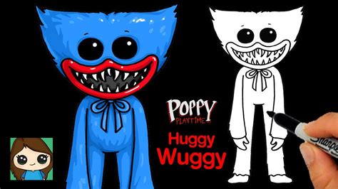 How To Draw Huggy Wuggy Easy Poppy Playtime Game Çocuk Gelişimi
