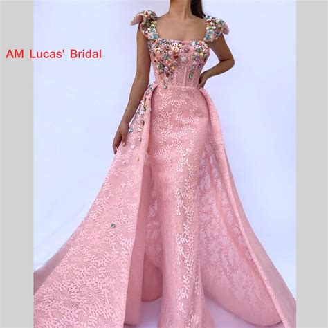 Saudi Arabic Long Evening Dresses Dubai Turkish Prom Gowns Two Pieces