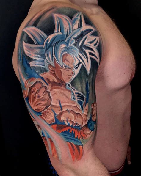Goku Ultra Instinct Tattoo By Colormyworldpiink On Deviantart