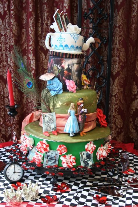 The Simple Cake Alice In Wonderland Wedding Cake