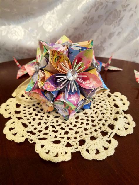 Kusudama Origami Flower Ball 32 By Shadycatstudios On Deviantart