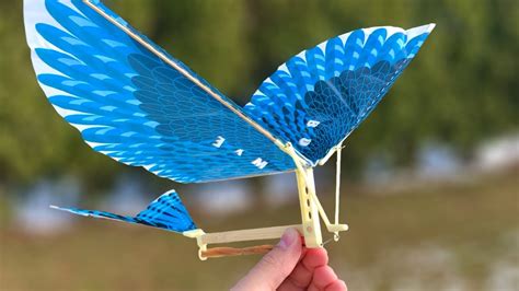How To Make A Flying Bird Ornithopter Amazing Toy Youtube