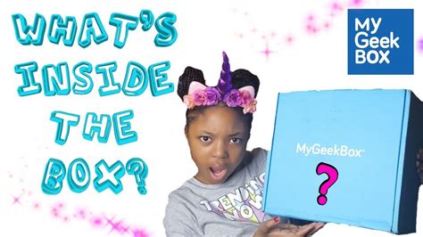 Whats Inside The Box My Geek Box Kids Box Unboxing Youtube
