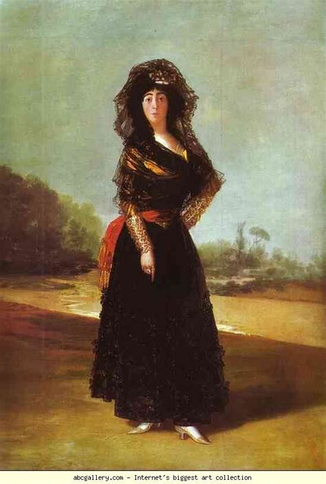 Francisco De Goya Portrait Of The Duchess Of Alba Francisco Goya