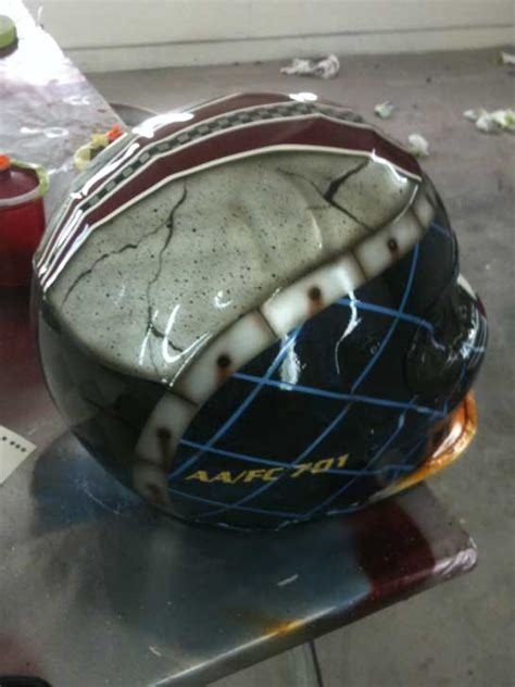 Custom Helmet Painting Performance Fabrication Grants Pass Oregon