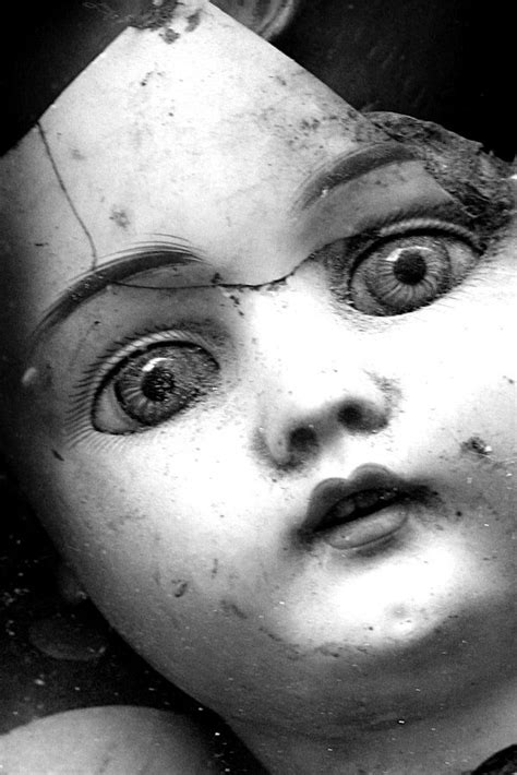 Broken Doll By Spacedlaw Deviantart Com Mono Magic No Portrait Scary Dolls