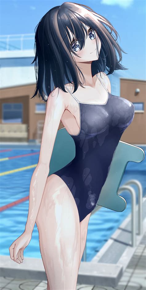 Fond Décran Anime Filles Anime Caractères Originaux Maillots De Bain Solo Ouvrages Dart