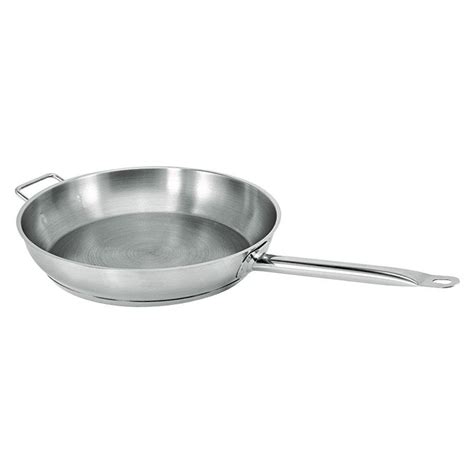 Free uk mainland delivery when you spend £50 and over. 16" Aluminum-Clad Stainless Steel Fry Pan with Helper Handle