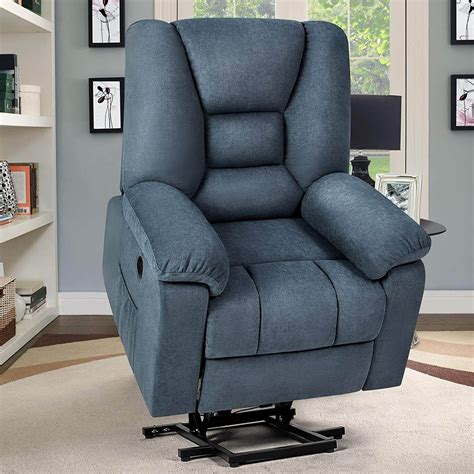 Esright Power Lift Microfiber Electric Recliner Chair With Heated Vibr