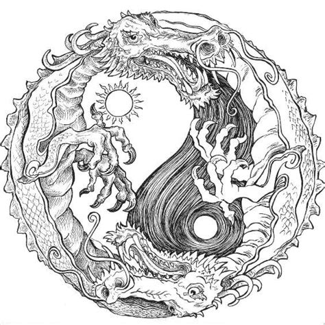 Mandalas De Dragones Para Colorear E Imprimir ️ Y Dibujos