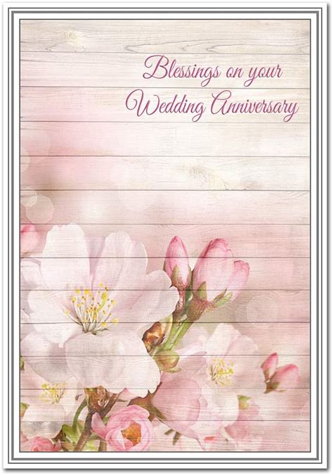 Religious Wedding Anniversary Card Christian Greeting Special Happy