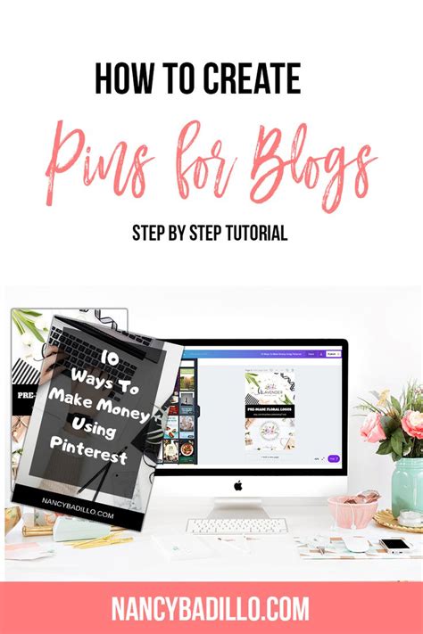 How To Create Pins For Blogs Pinterest Tutorial Etsy Marketing