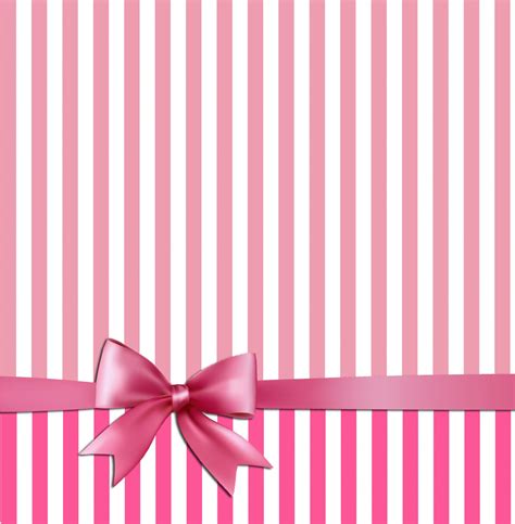 Pink White Stripes And Bow Background Free Stock Photo Public Domain