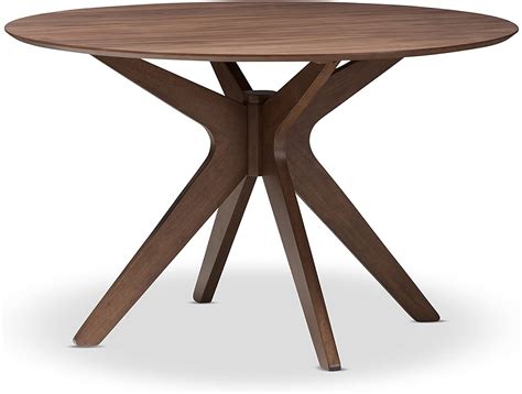 Contemporary Pedestal Dining Table Chintaly Imports 1158 Contemporary