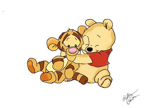 Baby Pooh And Tigger By Disneylover23 On Deviantart