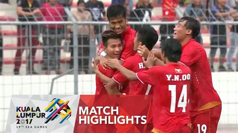 Malaysia vs thailand at the football competition of 29th sea games 2017 date: Football ⚽: Match Highlights Myanmar 🇲🇲 vs Singapore ...