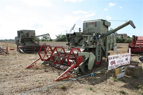 Claas Mercury Combine Harvester Haying Old Farm Equipment Military