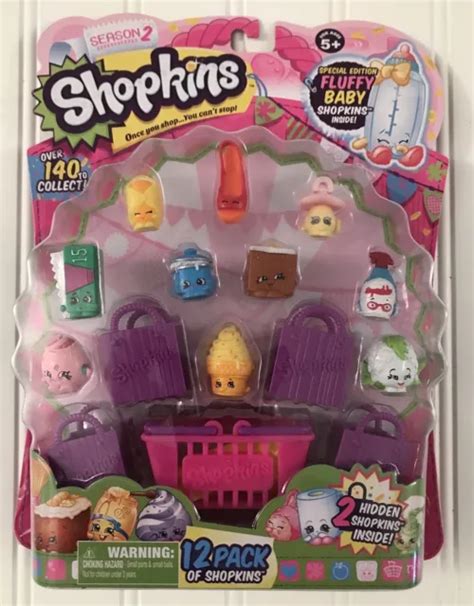 Shopkins Season 2 Fluffy Baby Special Edition 12 Pack New In Package
