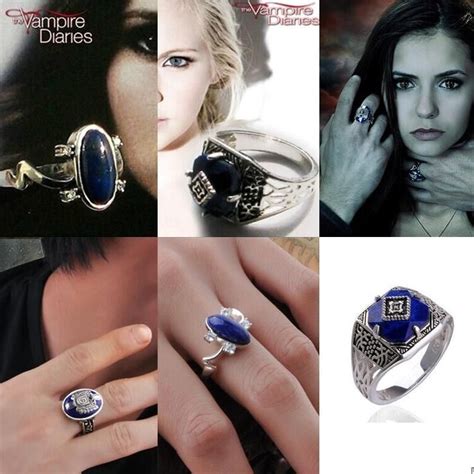 Vampire Diaries Elena Gilbert Daylight Lazuli Ellipse Ring Sunshine