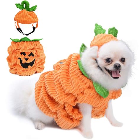 Legendog Dog Halloween Costume Dog Pumpkin Costume With Pumpkin Hat