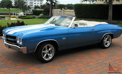 1970 Chevelle Ss 454 425 Hp Convertible In Astro Blue And Classic White