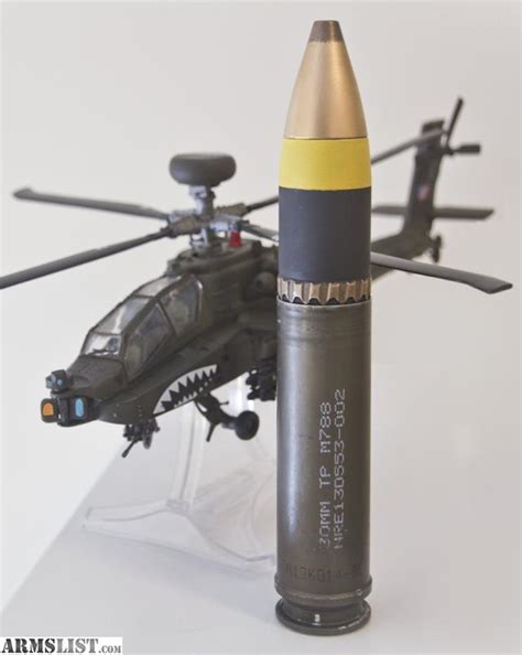Armslist For Sale Inert Apache 30mm Replica Round