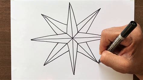 Compass Rose How To Draw Draw Spaces