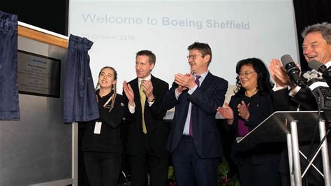 Boeing Uk Opens Aircraft Part Factory In Sheffield