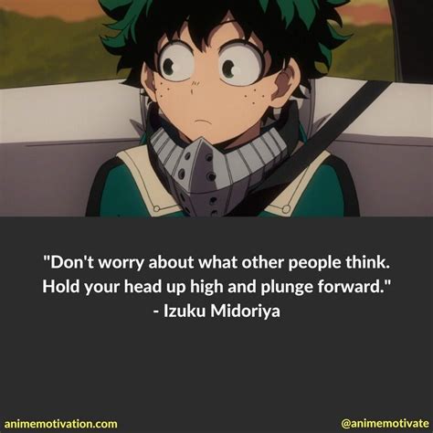 I personally like naruto, demon slayer, black clover, sailor moon, mha, but it doesnt have to be related to those, just anime in general (: Izuku Midoriya, My Hero Academia | Hero quotes