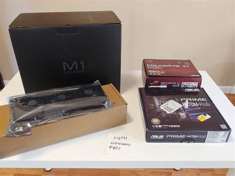 Usa Wa H Ncase M1 H470m Motherboard I7 4790k Itx Combo Sealed