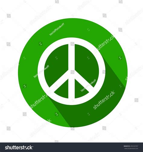Peace Symbol Royalty Free Stock Vector 205232767