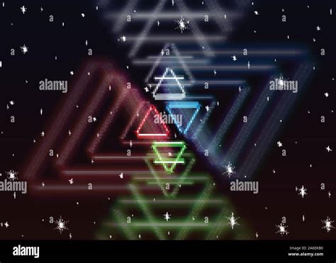 Magic Elements Symbol Spreads The Shiny Mystic Energy In Spiritual