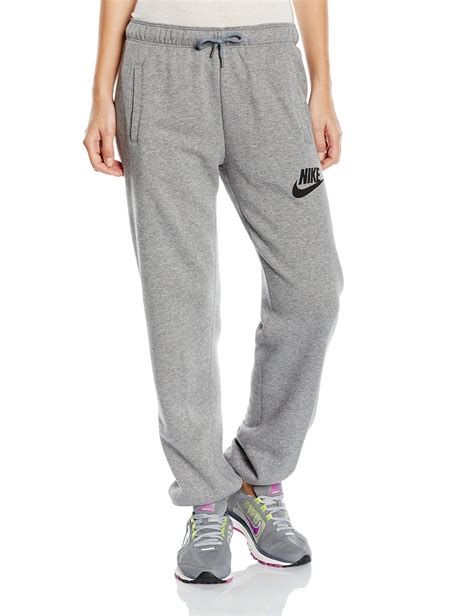 Nike Womens Rally Loose Sweatpants Carbon Heatherblack 545755 091 Size