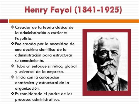 Teoria Clasica De La Administracion Henry Fayol Abstractor